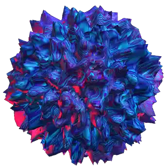 Фоновый объект блока в виде 3D сферы